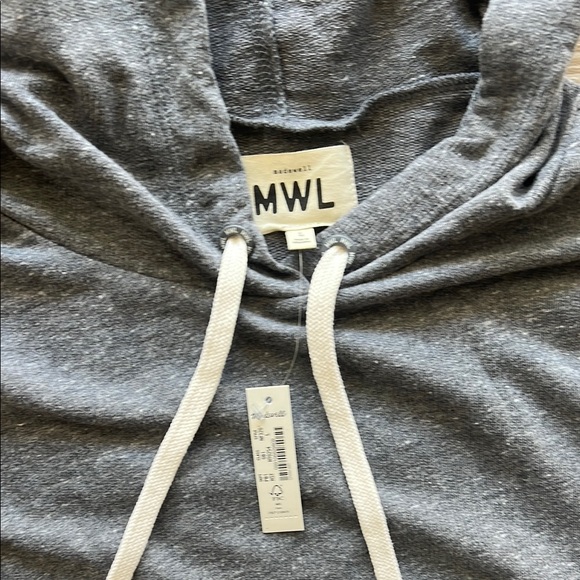 Madewell Gray Hooded Sweatshirt - Picture 2 of 3